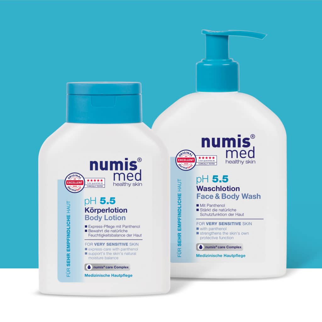 pH5.5 Waschlotion und pH5.5 Bodylotion