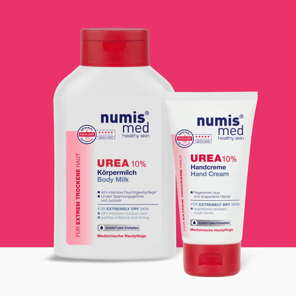 Serie UREA Bodymilk und UREA Handcreme
