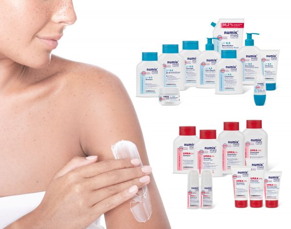 UREA Bodymilk, UREA Handcreme, pH 5.5 Waschlotion und pH5.5 Bodylotion