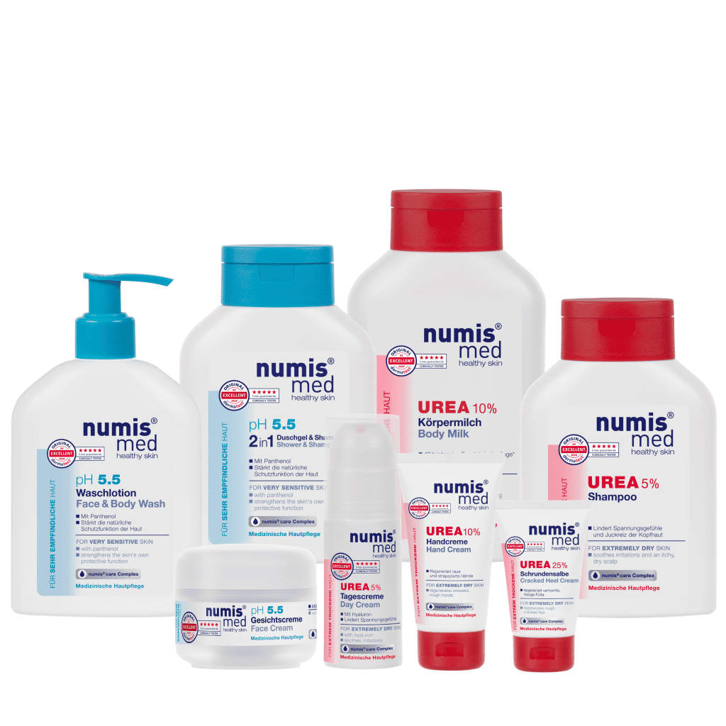 numis med, Markenrelaunch, Urea und pH 5.5